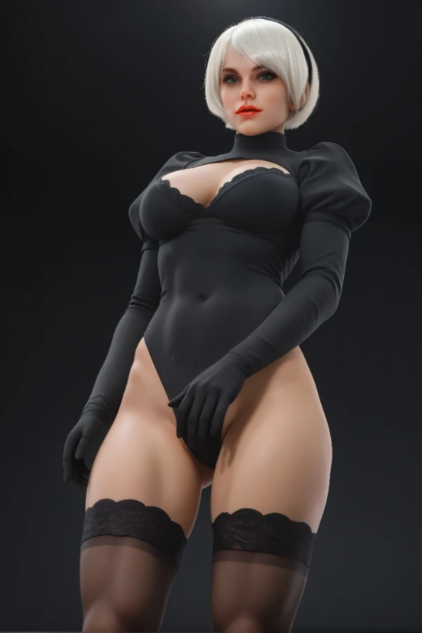 6YE Doll Muscle 2B セックスドール NieR 162cm レビュー: 可動顎と口腔構造の調査