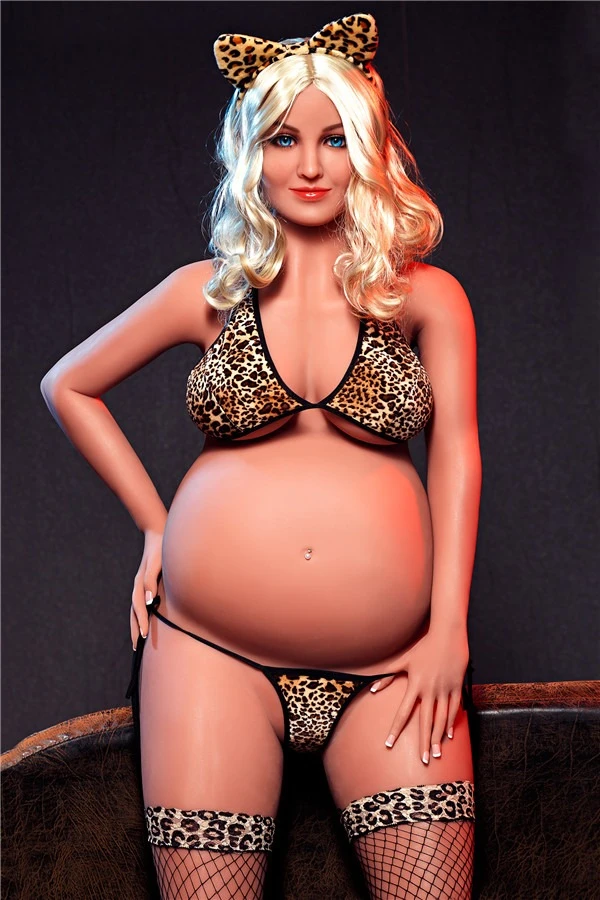 Aibei Dolls Gabrielle 158cm リアルな成熟した妊娠中のセックス人形 交換可能なヘッド付き ボーナスの2番目のヘッド付き