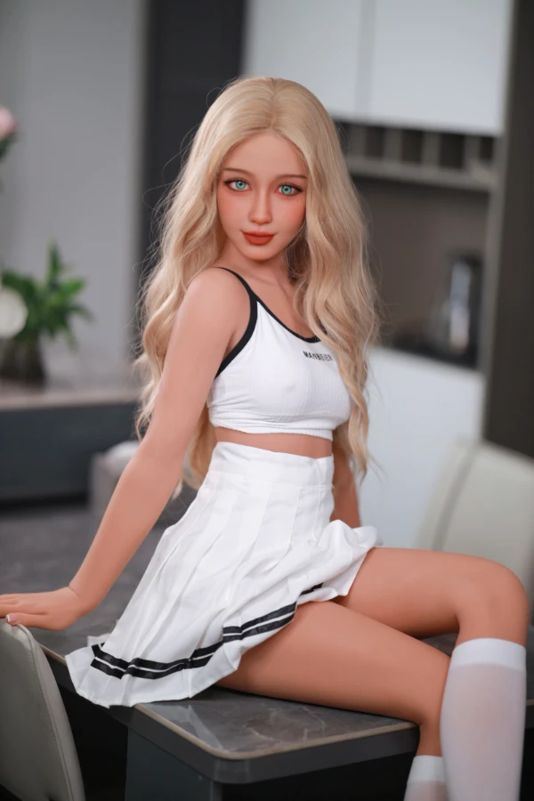 ファイアードール アナスタシア 157cm ブロンド スキニー Aカップ セックスドール 2つ目のヘッド付き