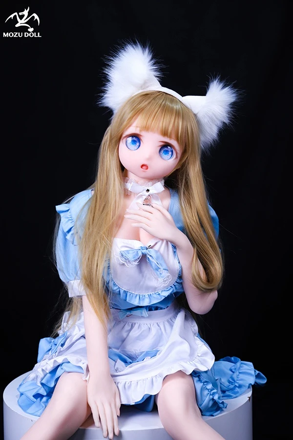 MOZU ドール - アニメ風の愛らしい金髪セックスドール ケリー 145cm 衣装付き