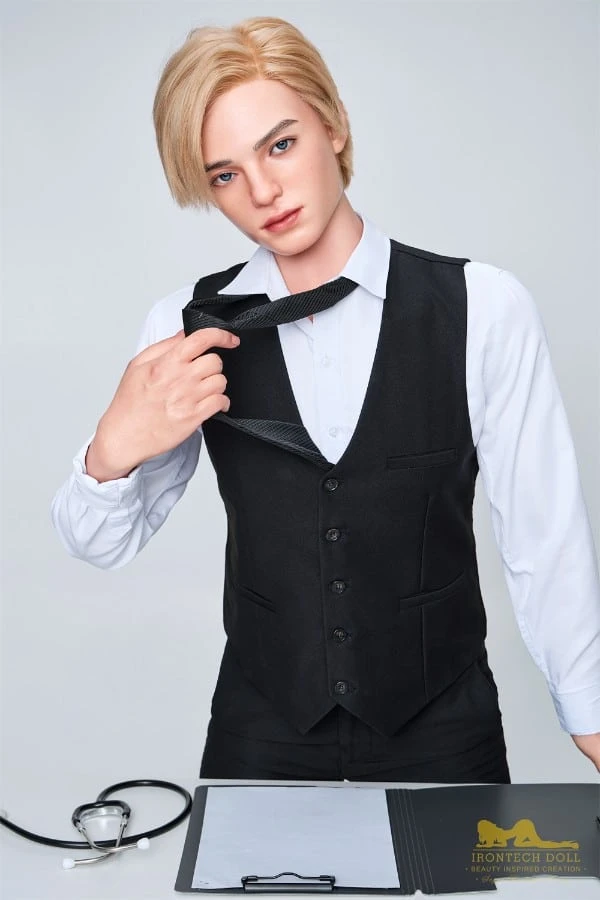 アイアンテックドール レオナルドのレビュー - 170cm ブロンド男性シリコンセレブセックスドール