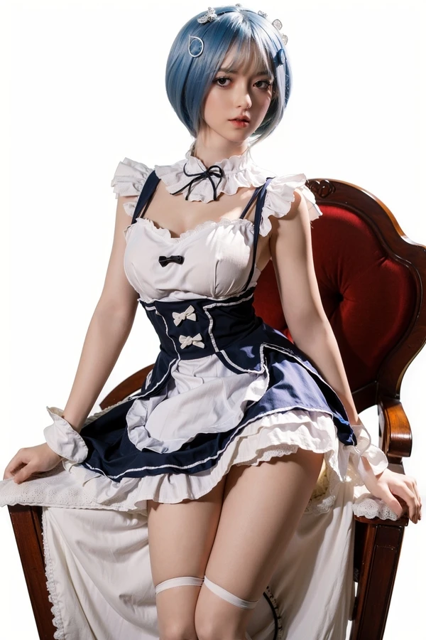 レビュー: オレンジインのレム 158cm アニメ コスプレ セックス ドール (可動顎と口腔構造付き)