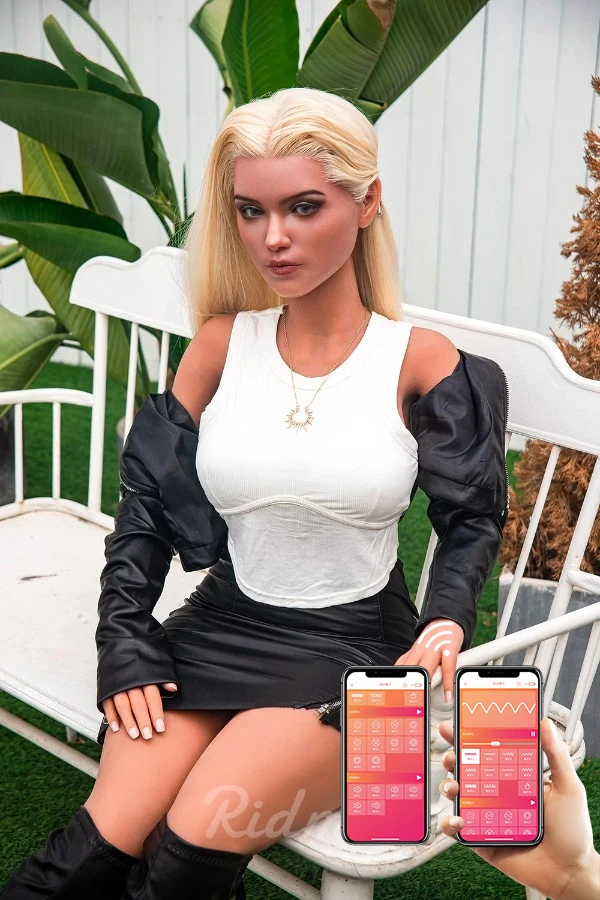 Ridmii Doll Alyssa 163cm リアルなブロンドのセックスドール ボーナスの2つ目のヘッド付き