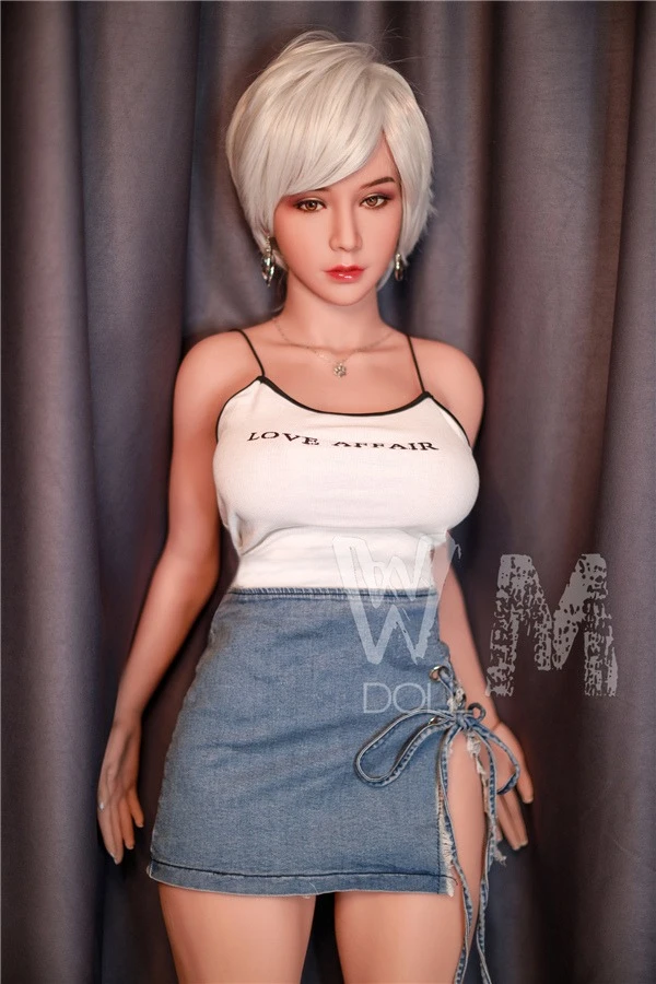 WM Dolls シルバーヘアー 背の高い太めのセックスドール サミラ 170cm 2つ目のヘッドが無料で付属