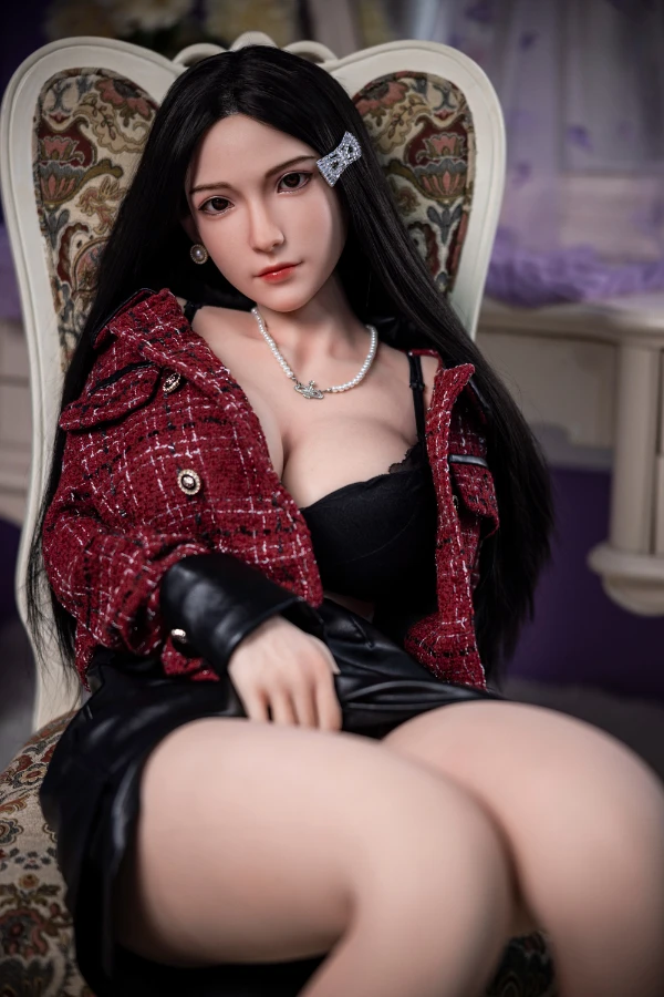 JXDoll Ember 170cm 黒髪 背の高いセックス人形 シリコンヘッドと交換可能なボディとヘッドオプション付き