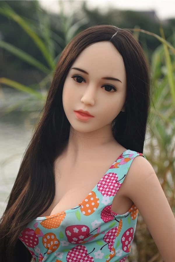 WM Dolls Asha 156cm アジアンキュートなセックスドール、小胸、無料の第2ヘッド付き