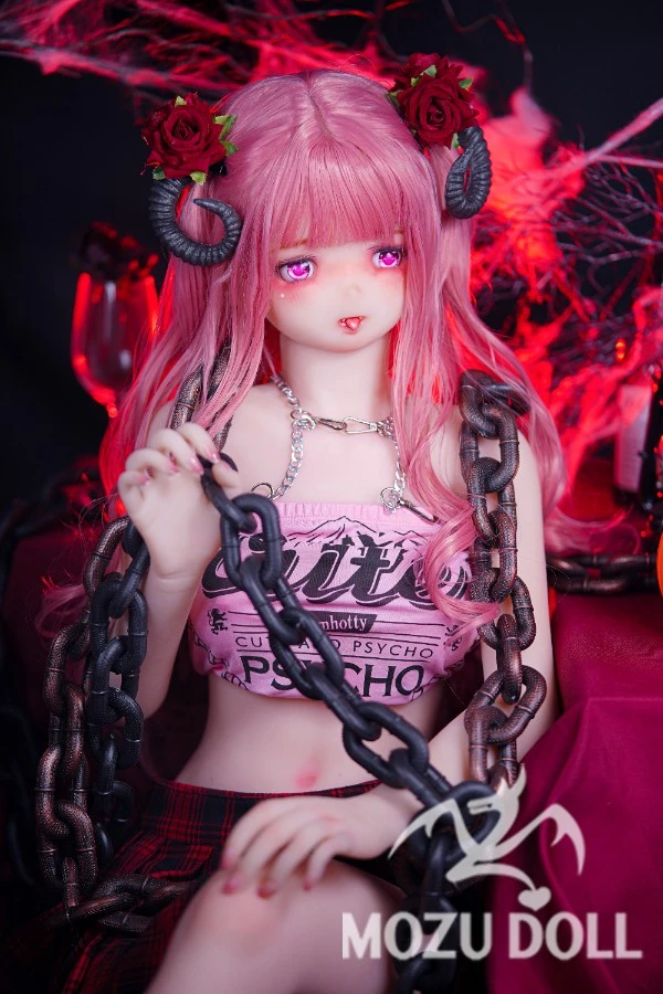 MOZU ドール - エマ 145cm 赤髪悪魔アニメセックスドール 衣装付き