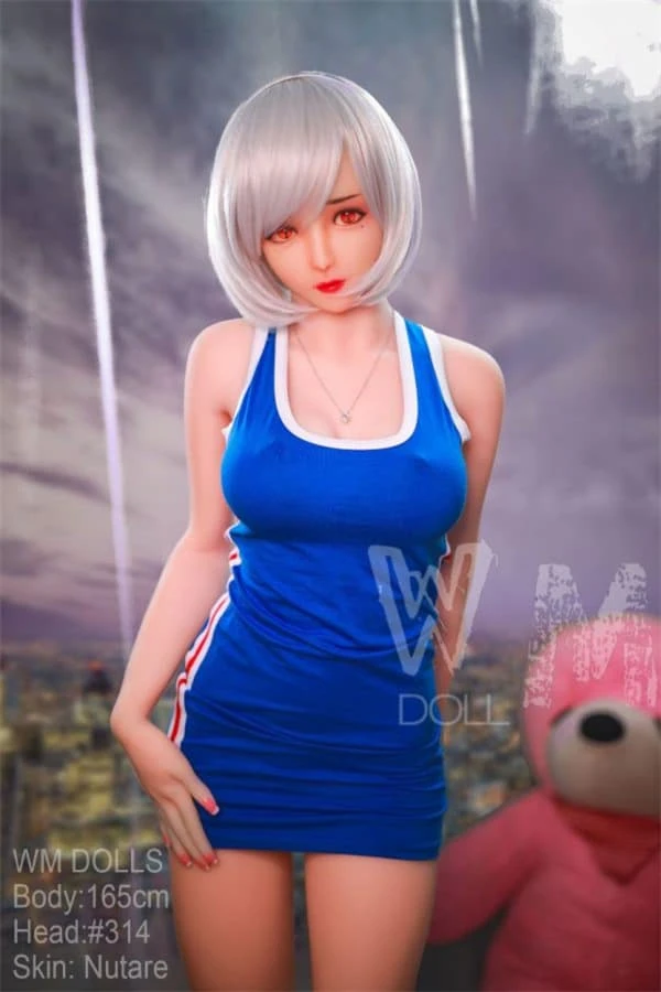 WM Dolls Adelyn 165cm 本物そっくりの美しく魅力的な巨尻妖精セックスドール、無料の第2ヘッド付き