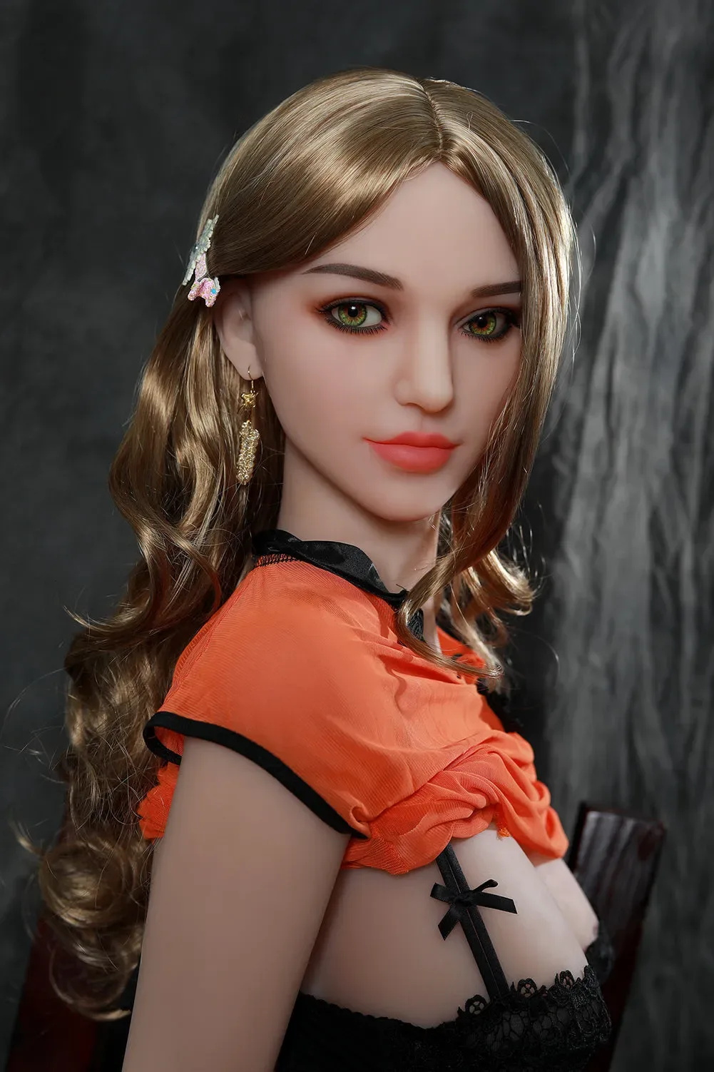 Luella - 165cm (5ft6) Sweet Life-Like Sex Doll With Long Blonde Curly Hair view 4